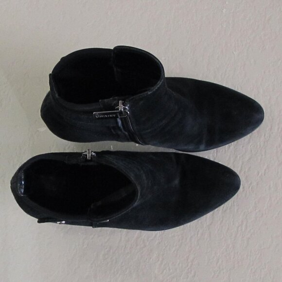 Aquatalia Black Suede Waterproof Booties Seen On Kate Middleton - Picture 6 of 12